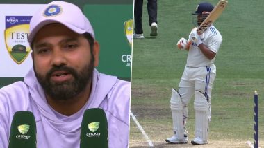 Rohit Sharma Reacts to Rishabh Pant’s Reckless Dismissal in IND vs AUS 4th Test 2024, Says ‘Needs To Understand What Is Required of Him’ (Watch Video)