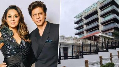 Shah Rukh Khan and Gauri Khan Seek Permission From MCZMA to Add Two New Floors to Mannat at Cost of INR 25 Crore – Reports