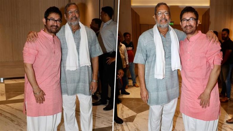 ‘Vanvaas’: Aamir Khan and Nana Patekar Spotted Together in Mumbai To Shoot a Special Podcast for Anil Sharma’s Directorial