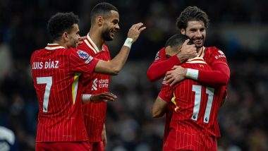 Liverpool Routs Tottenham Hotspur 6–3 To Take Four-Point Lead Into Christmas in Premier League 2024–25; Manchester United Humbled by Bournemouth