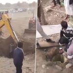 Dausa: Days Long Rescue Operation Ends; Child Dies After Being Trapped in 150-Feet Deep Borewell in Rajasthan (Watch Videos)