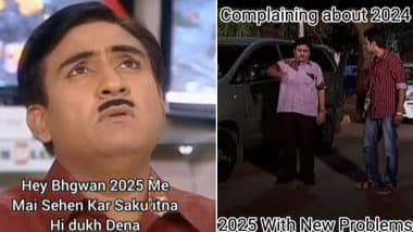 New Year 2025 Funny Jethalal Memes and TMKOC Jokes: Hilarious Jethalal and Daya Meme Templates, Viral Instagram Reels, Videos and Posts That Describe Every Desi Mood on New Year