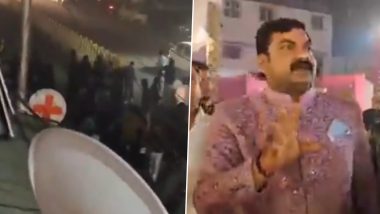 Lucknow University Students Create Huge Ruckus After Gatecrashing Wedding for Free Food, Hurl Crude Bombs When Hosts Object (Watch Videos)