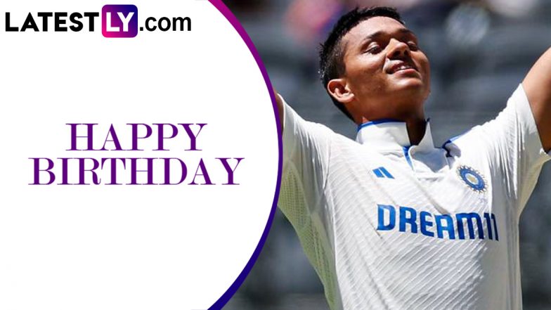 Yashasvi Jaiswal Birthday Special: Five Cricketing Records Achieved By Young India Sensation as He Turns 23