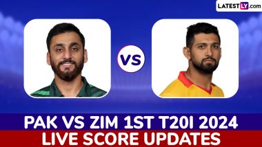 Pakistan National Cricket Team vs Zimbabwe National Cricket Team Live Score Updates of 1st T20I 2024