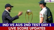 India vs Australia Live Score Updates of 2nd Test 2024 Day 1: Get Toss Winner Result, Live Commentary and Full Scorecard Online of IND vs AUS Cricket Match