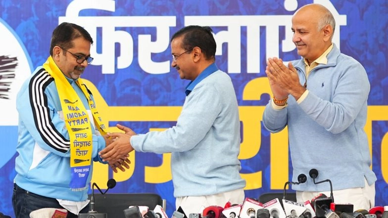 Arvind Kejriwal Vows Education Revolution As UPSC Coach Avadh Ojha Joins AAP