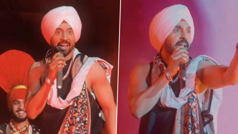 &lsquo;Kisi Ke Baap Ka Hindustan Thodi Hai&rsquo;: Diljit Dosanjh Quotes Poet Rahat Indori As He Reacts to Non-Veg Food and Alcohol Ban at Dil-Luminati Concert 2024 in Indore (Watch Video)