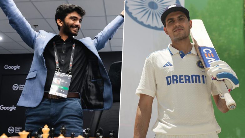 Shubman Gill Congratulates FIDE World Chess Champion D Gukesh, Says 'To Become The Youngest World Champion is Truly a Great Feat' (Watch Video)
