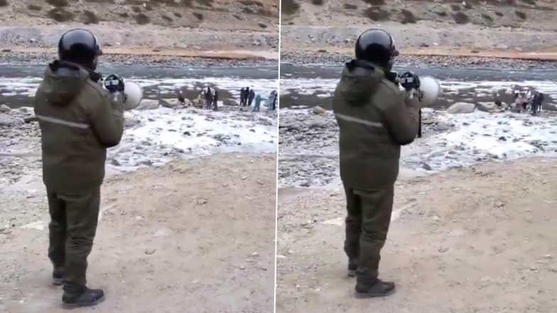 Black Ice Fears in Lahaul and Spiti: Amid Heavy Snowfall, HP Police Urge Tourists To Stay Away From River Banks and Streams (Watch Video)