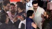 Salman Khan, Shah Rukh Khan, Ranbir Kapoor and Other Bollywood Celebs Attend Maharashtra CM Devendra Fadnavis' Oath Ceremony in Mumbai (Watch Videos)