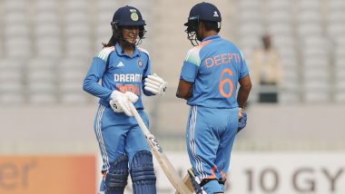 IND-W vs WI-W 3rd ODI 2024: India Women’s Cricket Team Beats West Indies Women by Five Wickets To Take ODI Series 3–0