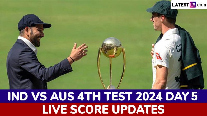 AUS Win By 184 Runs | India vs Australia 4th Test Day 5 Highlights: Yashasvi Jaiswal's Fighting Knock in Vain as Australia Emerge Victorious, Take 2-1 Series Lead