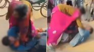 Barabanki: Woman Beats 'Drug-Addicted' Thief Attempting to Steal Nose Pin (Watch Video)