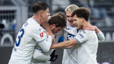 Bundesliga 2024–25: Jacob Bruun Larsen Returns To Deny Borussia Dortmund Victory With Late Goal for Hoffenheim