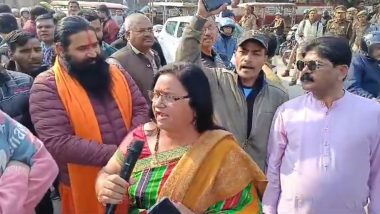 ‘Main Hamla Kar Dungi’: Local BJP Leader Threatens Muslim Shopkeepers in Moradabad Over Meat Shops in Hindu Area (Watch Video)