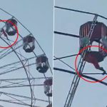 Lakhimpur Kheri: Narrow Escape for Girl After She Falls From Jhoola at Jholhu Baba Fair in Uttar Pradesh, Video Surfaces