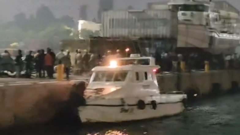 Chennai: Car Falls Into Sea While Reversing Near Port; Navy Officer Survives, Driver Missing (Watch Video)