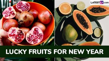 Lucky Fruits for New Year 2025: From Pomegranate to Papaya, 10 Fruits in Feng Shui That Symbolises Good Luck, Health and Prosperity in the Coming Year