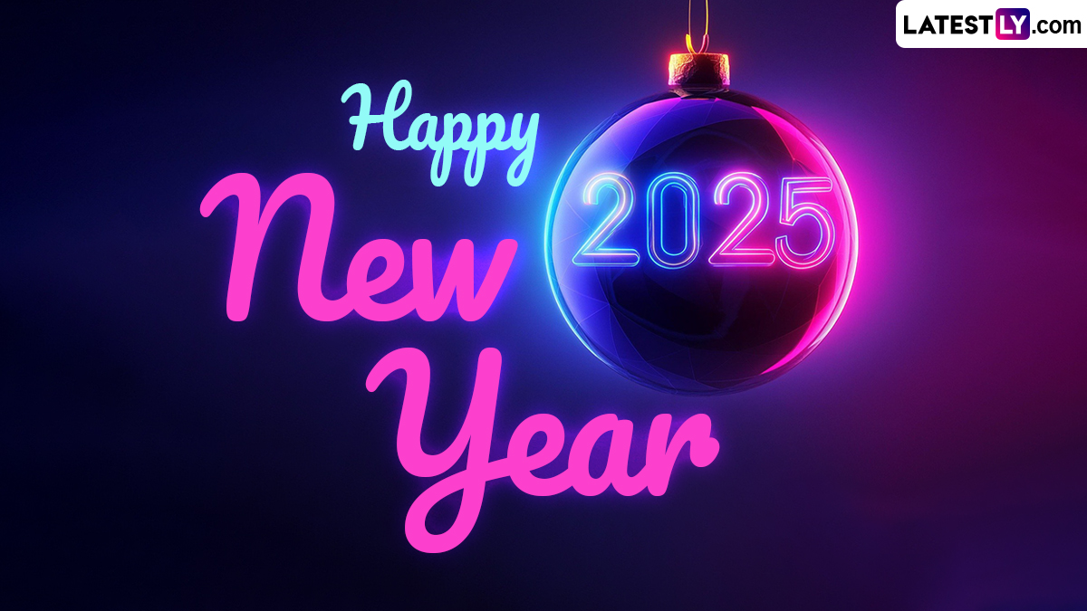 Happy New Year 2025 Greetings, WhatsApp Stickers & Quotes New Year