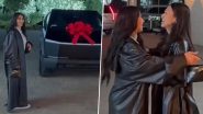 Kim Kardashian Surprises Bestie Tracy Romulus With a Black Tesla Cybertruck for Her Birthday – Here’s How She Reacted! (Watch Video)