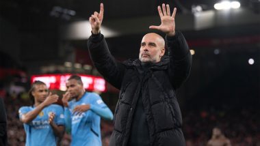 Pep Guardiola Shows Six Fingers in Response to ‘You’re Getting Sacked’ Jibe From Liverpool Fans 