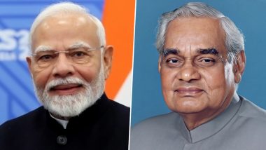 Atal Bihari Vajpayee 100th Birth Anniversary: PM Narendra Modi Pens Article on Former Prime Minister, Describing Him As ‘Architect of India’s Transition Into the 21st Century’