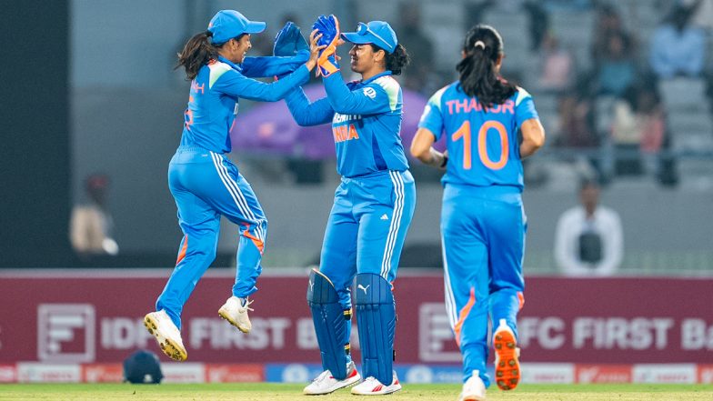 IND-W vs WI-W 1st ODI 2024: Harmanpreet Kaur-Led Team India Achieve Second Biggest Win by Runs in Women’s ODI History