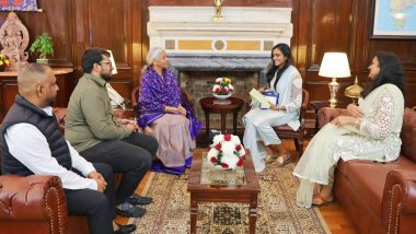 India Star Shuttler PV Sindhu Meets Prime Minister Narendra Modi With Soon To Be Husband Venkata Datta Sai