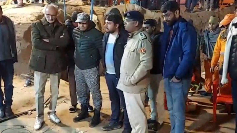 Keeratpura: Rescuers Fail to Locate 3-Year-Old Chetna Trapped in Borewell for 9 Days (Watch Video)