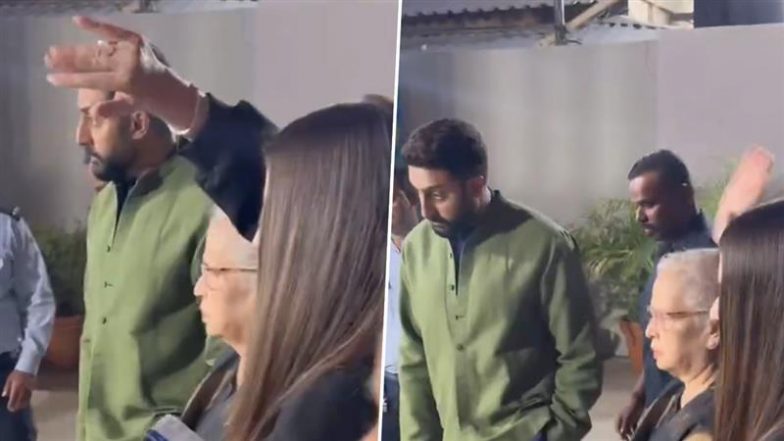 Aishwarya Rai and Abhishek Bachchan Attend Daughter Aaradhya Bachchan’s Annual Day Function Amid Divorce Rumours (Watch Video)