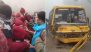 Amroha Accident: School Bus Collides with Car in Dense Fog, 8 Injured Including 5 Children; Driver Critical (Watch Video)