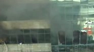 Worli Fire: Blaze Erupts at Poonam Chambers in Mumbai, None Injured (Watch Video)