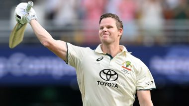 IND vs AUS 3rd Test 2024: Australia Batsman Steve Smith Makes Big Statement With Century in Brisbane, Sets Eyes on Ricky Ponting’s Elusive Record