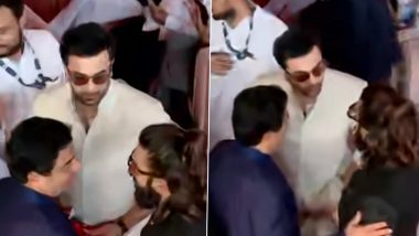 Ranbir Kapoor and Ranveer Singh Attend Maharashtra CM Devendra Fadnavis’ Oath-Taking Ceremony (Watch Video)