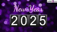 New Year 2025 Greetings and HD Images: Wish Happy New Year With Fun Quotes, Instagram Captions, Wallpapers and Messages To Spread the Joy