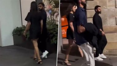 Virat Kohli, Wife Anushka Sharma and Devdutt Padikkal Spotted Ringing In New Year 2025 on Sydney Streets (Watch Video)