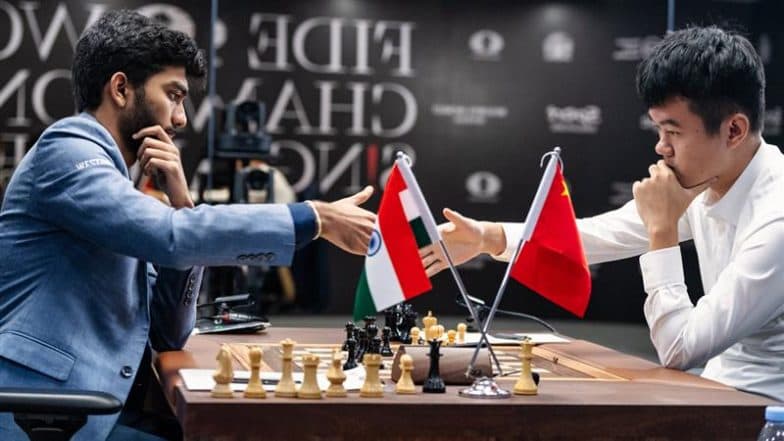 How To Watch D Gukesh vs Ding Liren Game 11 Free Live Streaming Online? Get Free Telecast Details of FIDE World Chess Championship 2024 Match on TV