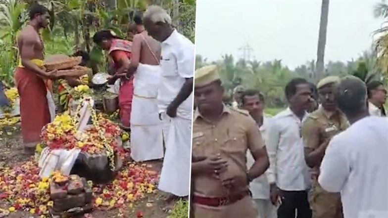 Chola-Era Inscription Found Near Perumal Temple in Tamil Nadu’s Salem, Video Surfaces