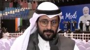 Singer Mubarak Al Rashed Performs &lsquo;Saare Jahaan Se Achha&rsquo; During PM Modi&rsquo;s Community Event in Kuwait (Watch Video)