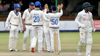 ZIM vs AFG 1st Test 2024: Record Test Totals for Zimbabwe and Afghanistan in Drawn Match