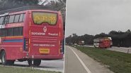 ‘Worthy of Cancelling Driving License’: Video of Bus Driving on Wrong Side of Bengaluru’s NICE Road Goes Viral, Internet Reacts