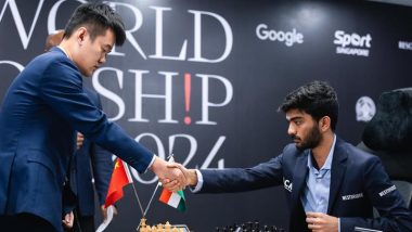 World Chess Championship 2024: D Gukesh and Ding Liren Play Out Yet Another Draw in Game Eight As Match Remains Tied at 4-4