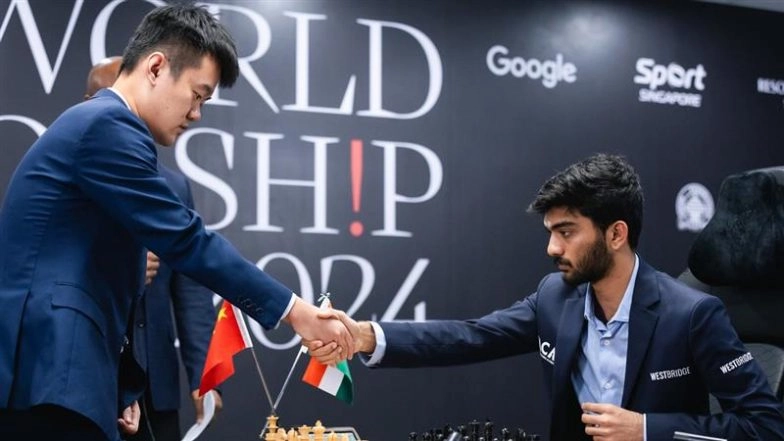  D Gukesh and Ding Liren Play Out Yet Another Draw in FIDE World Chess Championship 2024