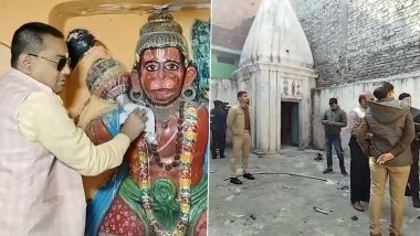 Sambhal: Abandoned Radha-Krishna Temple Found in Sarai Tarin, Cleaning Efforts Underway (Watch Video)