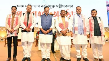 Assam Cabinet Expansion: 4 New Ministers Take Oath in Guwahati, Inducted Into Himanta Biswa Sarma’s Cabinet