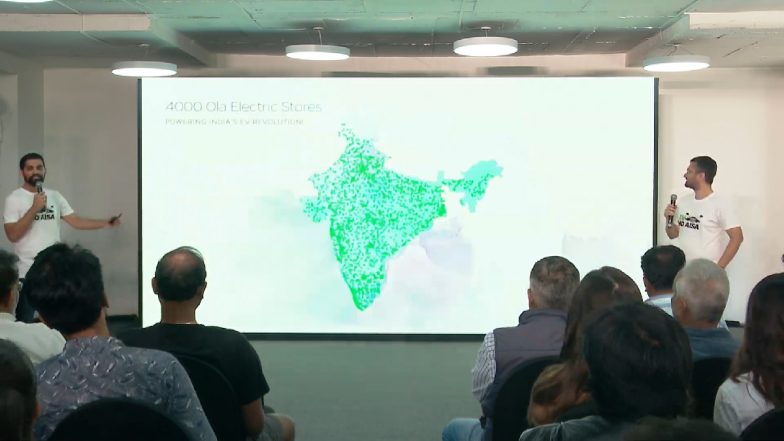 Bhavish Aggarwal Announces Opening of 4,000 Ola Electric Stores in India Today Across Multiple Cities, Taluk and Towns To Reach Customers, Provide Services