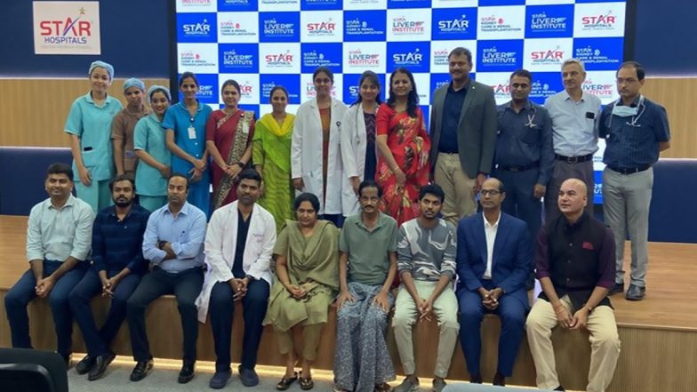 Hyderabad: Simultaneous Liver and Kidney Transplant Successfully Done on 54-Year-Old Critically-Ill Man at Star Hospitals