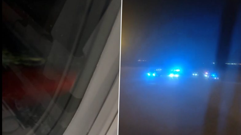 Kuwait Airport Chaos: Indian Travellers Stuck Without Food, Support for Nearly 14 Hours After Bahrain-Manchester Gulf Air Flight GF5 Allegedly Catches Fire After Engine Failure (Watch Videos)