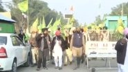 &lsquo;Delhi Chalo&rsquo; March: Farmers Resume Protest Rally From Shambhu Border, Police Deploy Barricades (Watch Video)